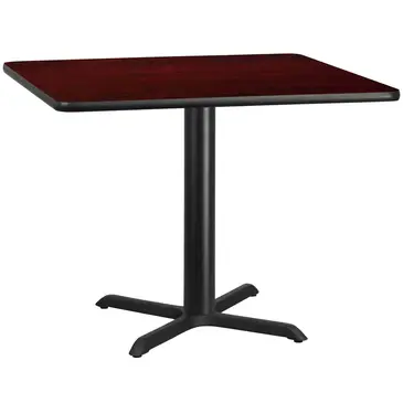Flash Furniture XU-MAHTB-4242-T3333-GG Table, Indoor, Dining Height