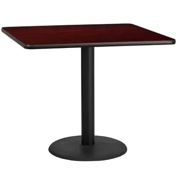Flash Furniture XU-MAHTB-4242-TR24-GG Table, Indoor, Dining Height