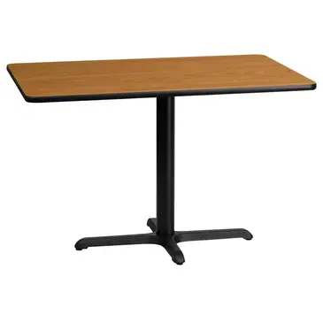Flash Furniture XU-NATTB-2442-T2230-GG Table, Indoor, Dining Height