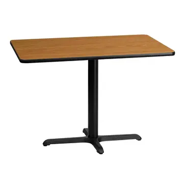 Flash Furniture XU-NATTB-3042-T2230-GG Table, Indoor, Dining Height