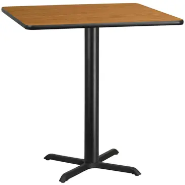 Flash Furniture XU-NATTB-4242-T3333B-GG Table, Indoor, Bar Height