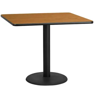 Flash Furniture XU-NATTB-4242-TR24-GG Table, Indoor, Dining Height