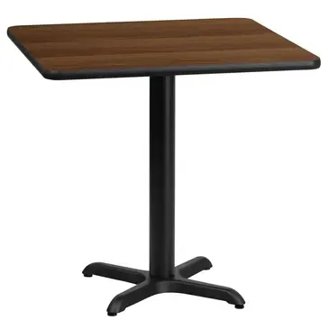 Flash Furniture XU-WALTB-2424-T2222-GG Table, Indoor, Dining Height