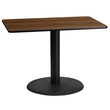 Flash Furniture XU-WALTB-2442-TR24-GG Table, Indoor, Dining Height