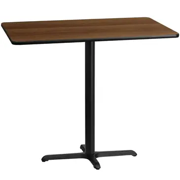 Flash Furniture XU-WALTB-3048-T2230B-GG Table, Indoor, Bar Height