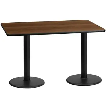 Flash Furniture XU-WALTB-3060-TR18-GG Table, Indoor, Dining Height