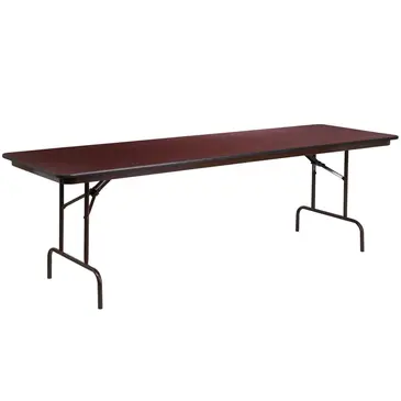 Flash Furniture YT-3096-MEL-WAL-GG Folding Table, Rectangle