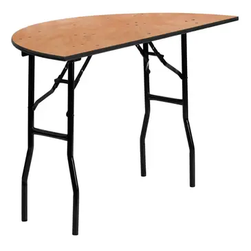 Flash Furniture YT-WHRFT48-HF-GG Folding Table, Round