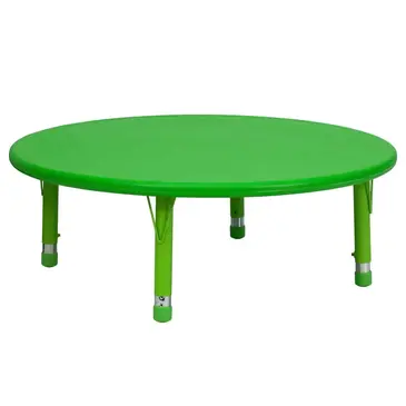 Flash Furniture YU-YCX-005-2-ROUND-TBL-GREEN-GG Table, Indoor, Activity