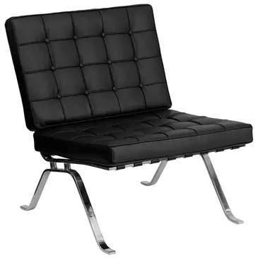 Flash Furniture ZB-FLASH-801-CHAIR-BK-GG Chair, Lounge, Indoor