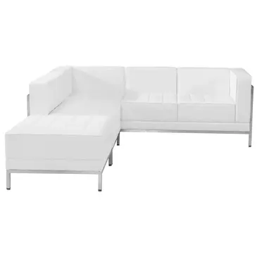 Flash Furniture ZB-IMAG-SECT-SET9-WH-GG Sofa Seating, Indoor