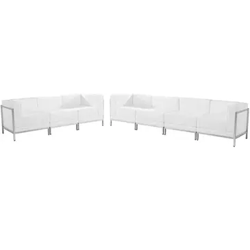 Flash Furniture ZB-IMAG-SET17-WH-GG Sofa Seating, Indoor