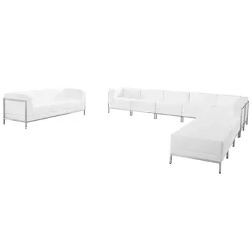 Flash Furniture ZB-IMAG-SET19-WH-GG Sofa Seating, Indoor