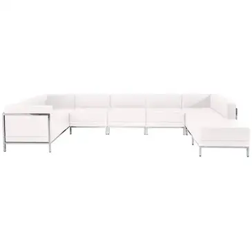 Flash Furniture ZB-IMAG-U-SECT-SET4-WH-GG Sofa Seating, Indoor