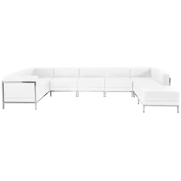 Flash Furniture ZB-IMAG-U-SECT-SET4-WH-GG Sofa Seating, Indoor