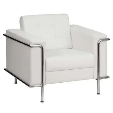 Flash Furniture ZB-LESLEY-8090-CHAIR-WH-GG Chair, Lounge, Indoor