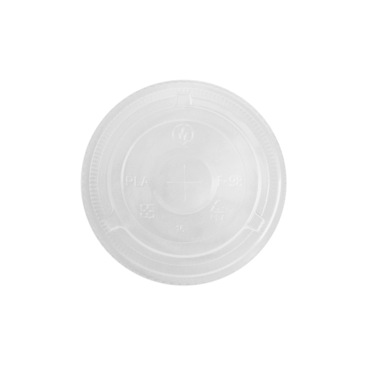 Flat Lid, 12-24 oz, Translucent, Plastic, Karat KE-KC626TS