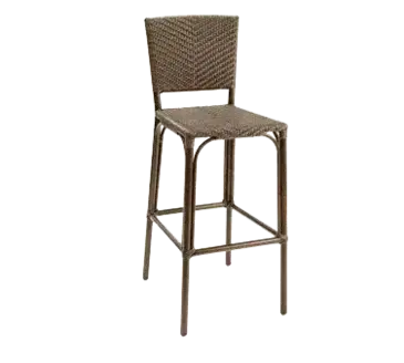 Florida Seating BRT-05-0 WAL/JAVA Bar Stool, Outdoor