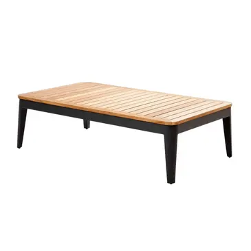 Florida Seating VB COFFEE TABLE W/TEAK Sofa Seating Low Table, Outdoor