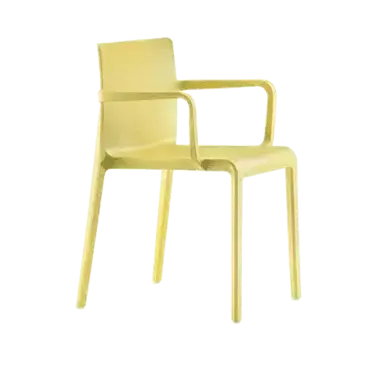 Florida Seating VOLT-A / YELLOW Chair, Armchair, Stacking, Outdoor