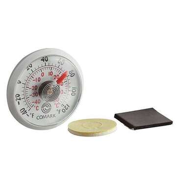 FLUKE ELECTRONICS Indoor/Outdoor Thermometer, 2", White, Magnetic Mount, -40°F to 120°F, Fluke UTL140