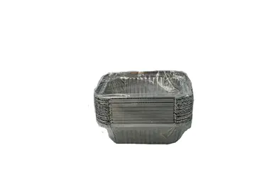 Foil Pan, 1lb, Oblong, Close, Aluminum Container, (1000/case) WESTERN PLASTICS WNP5705