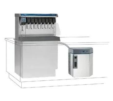 Follett HCD1410NVS Ice Maker, Nugget-Style