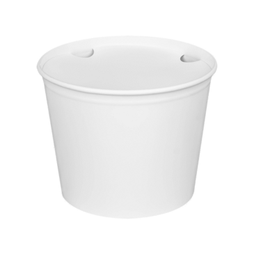 Food Bucket, 85 oz, White, Paperboard, (180/Case), Karat C-FB85W