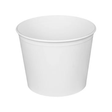 Food Bucket, 85 oz, White, Paperboard, (180/Case), Karat C-FB85W