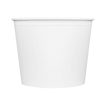 Food Bucket, 85 oz, White, Paperboard, (180/Case), Karat C-FB85W