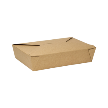 LOLLICUP Food Container, #2, 54 fl oz., Kraft, Fold-To-Go, (200/Case) Karat FP-FTG54K