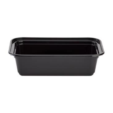 Food Container, 24 oz, Black, Polypropylene, With Lids, (150/Case), Karat IM-FC1024B