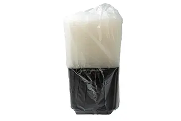 Food Container, 28 oz, Black, Polypropylene, With Lids, (150/Case), Karat IM-FC1030B-2C