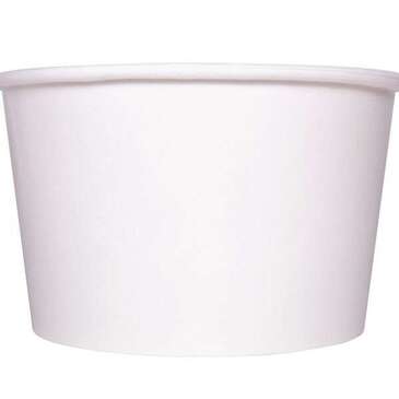 Food Container, 28 oz, White, Paper, (600/Case), Karat C-KDP28W