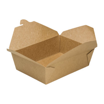 Food Container, #3, 76 fl oz., Kraft, Cardboard, Fold-To-Go, (200/Case) Karat FP-FTG76K