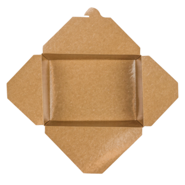 Food Container, #3, 76 fl oz., Kraft, Cardboard, Fold-To-Go, (200/Case) Karat FP-FTG76K