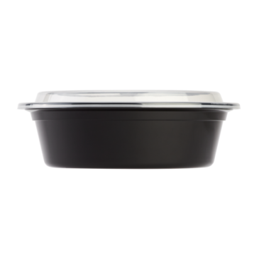 Food Container, 32 Oz, Black, Polypropylene, With Lids, (150/Case) Karat IM-FC4032B