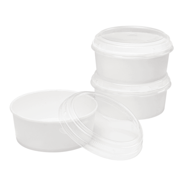 Food Container, 32 oz, White, Paper, Bucket, Karat FP-PSB32