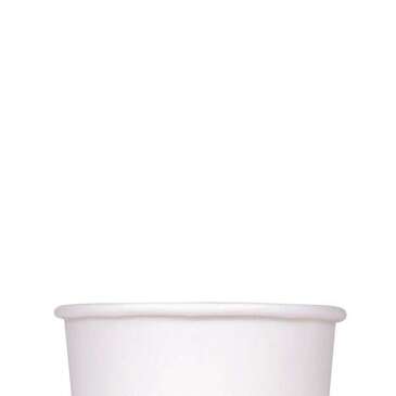 Food Container, 6 oz, White, Paper, (1,000/Case), Karat C-KDP6W