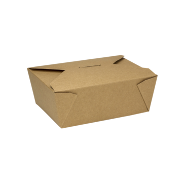LOLLICUP Food Container, #8, 48 Fl oz, Kraft, Fold-To-Go, (300/Case) Karat FP-FTG48K