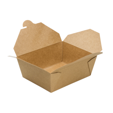 Food Container, #8, 48 Fl oz, Kraft, Fold-To-Go, (300/Case) Karat FP-FTG48K