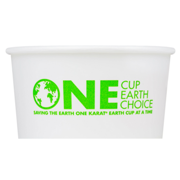 Food Container, 8 oz, Eco Friendly Print, Paper, (1000/Case), Karat Earth KE-KDP8