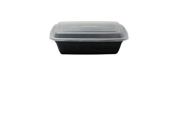 ARVESTA Food Container, 8" X 6" X 12", 38 Oz, Rectangle, Microwave, With Lids, 150 Sets, Arvesta MWCRT-38