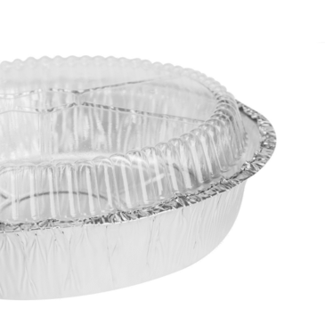 Food Container Dome Lid, 8" Round, Polystyrene Plastic, (500/Case) Karat AF-KDL08