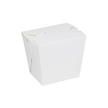 Food Pail, 16 oz, White, Paper, (450/Case), Karat FP-FP16W