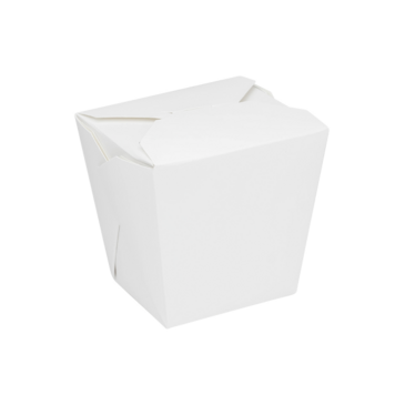 Food Pail, 26 oz, White, Paper, (450/Case), Karat FP-FP26W