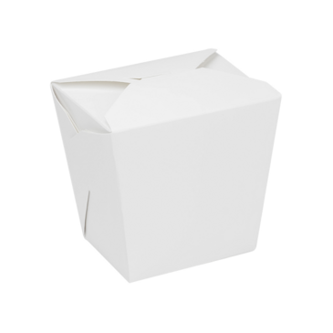 Food Pail, 32 oz, White, Paper, (450/Case), Karat FP-FP32W