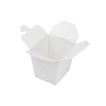 Food Pail, 8 oz, White, Paper, (450/Case), Karat FP-FP08W