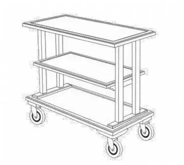 Forbes Industries 5534 Cart, Dining Room Service / Display