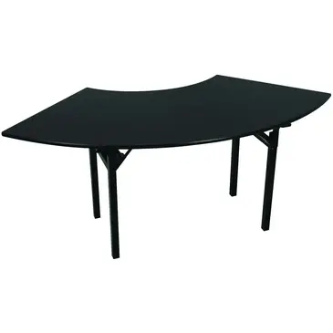 Forbes Industries REVFT5X10MXE-T Folding Table, Serpentine/Crescent